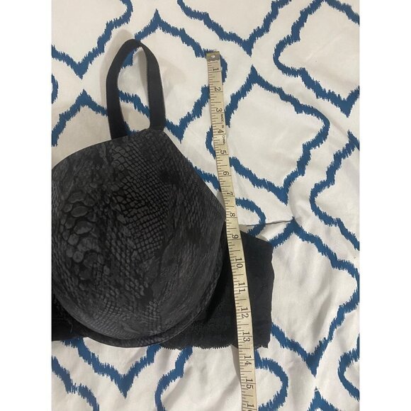 Torrid Curve Women's Black Snake Print Padded Bra - 46DD - Picture 6 of 10